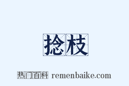 捻枝是什么意思的图片